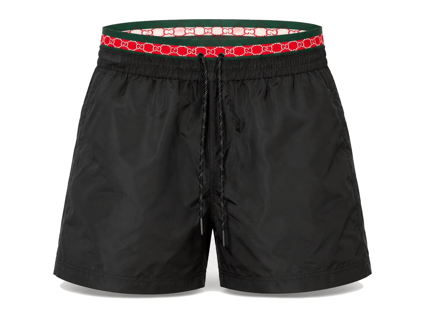 Gucci Medium Drawstring Swim Shorts - Black