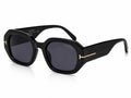 Tom Ford Geometric Sunglasses - Black / Gold
