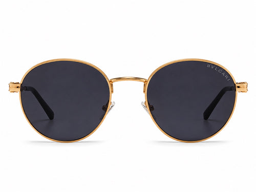 Bvlgari Round Sunglasses - Gold / Black