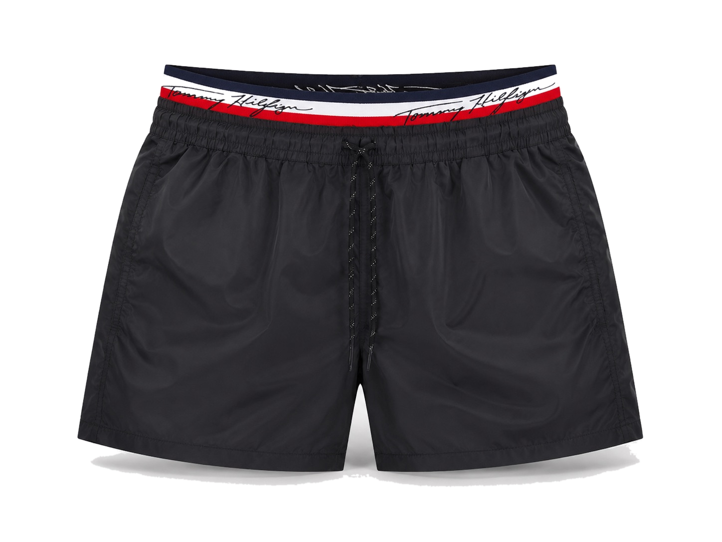 Tommy Hilfiger Medium Drawstring Swim Shorts - Black