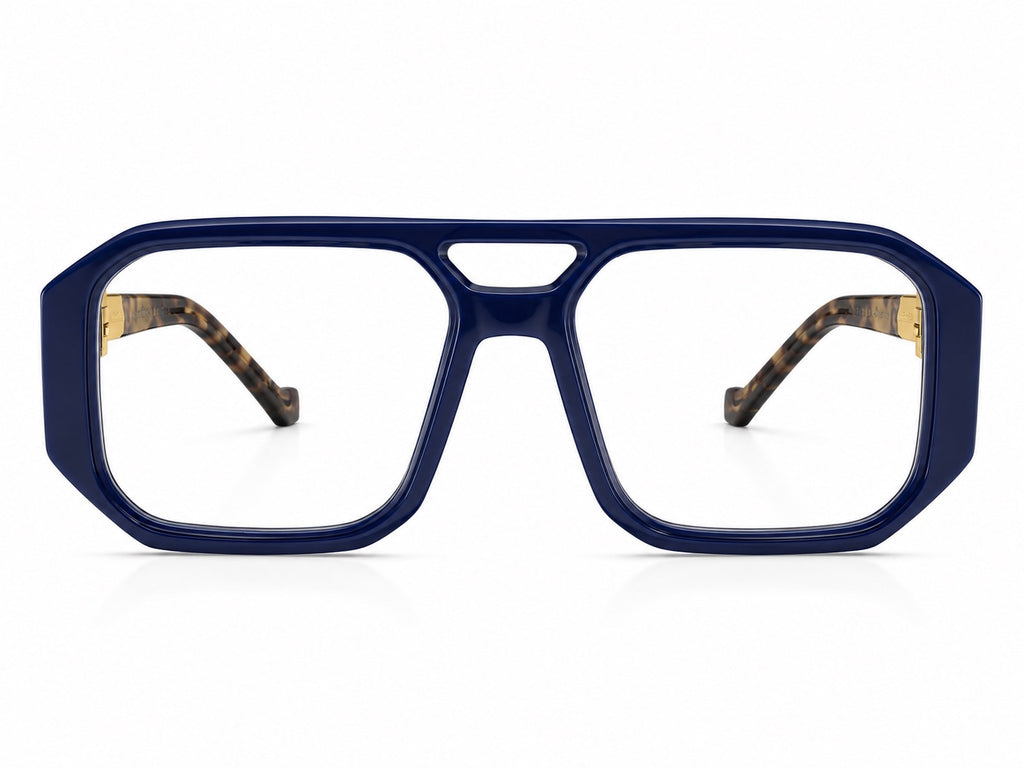 Marc Jacobs Square Optical Glasses - Navy / Tortoise