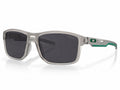 Oakley Rectangle Sport Sunglasses - Transparent Grey / Green