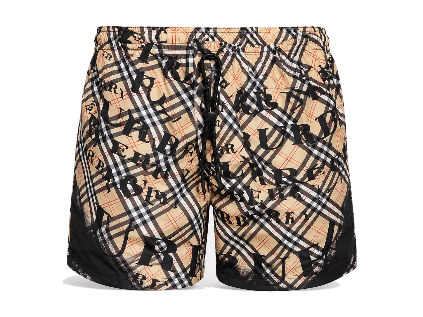 Burberry Check Swim Shorts - Archive Beige