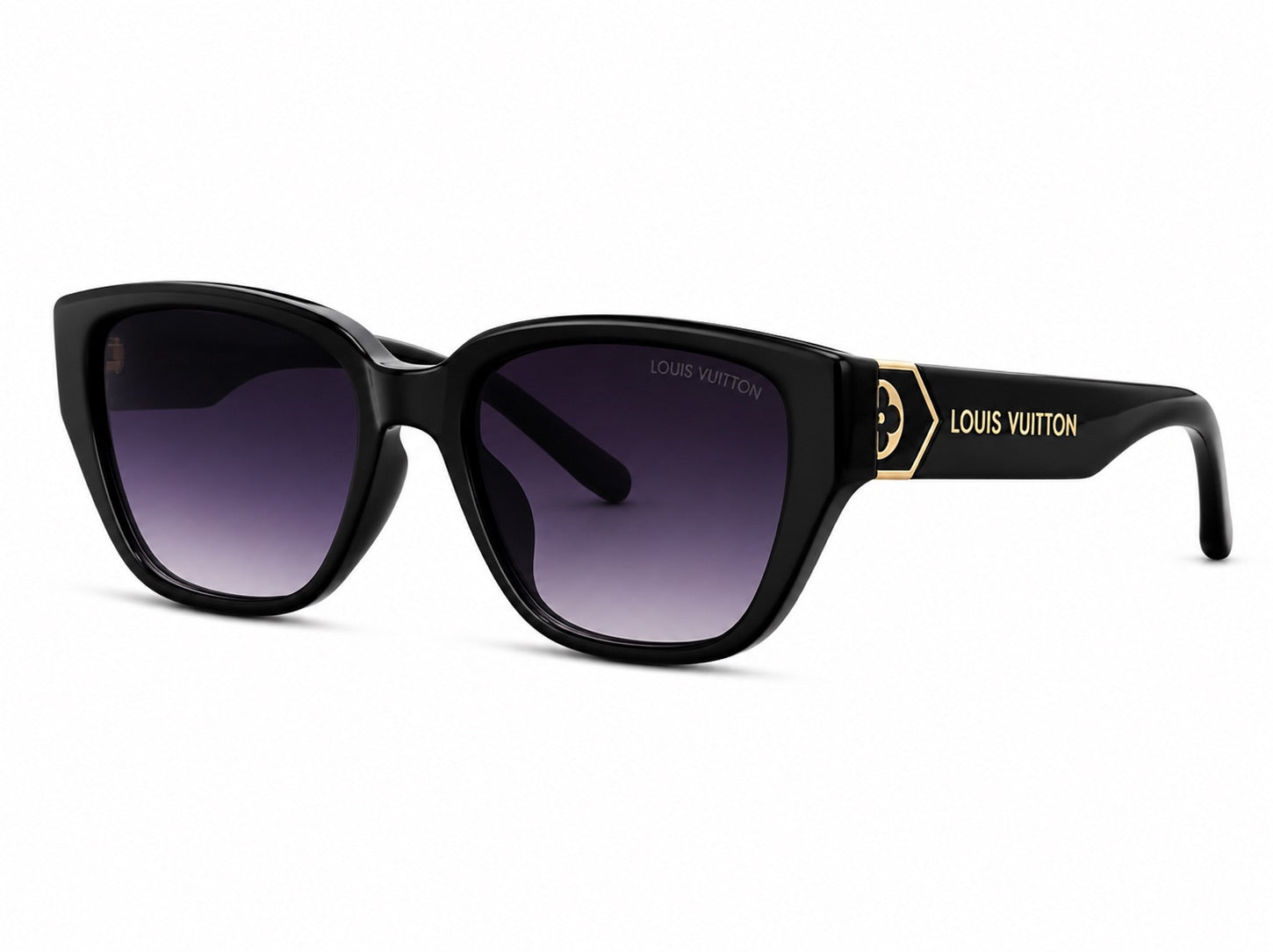 Louis Vuitton Cat-Eye Sunglasses - Black / Gold
