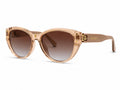 Gucci GG Cat-Eye Sunglasses - Transparent Beige / Gold
