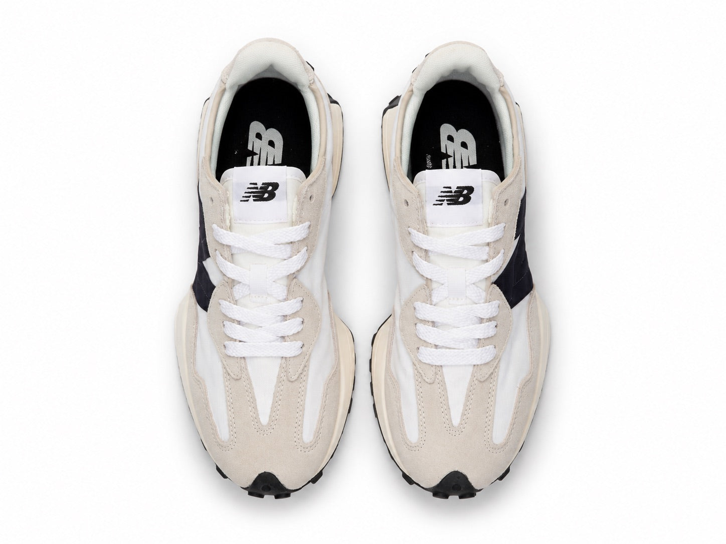 New Balance 327 Sea Salt Navy Sneakers
