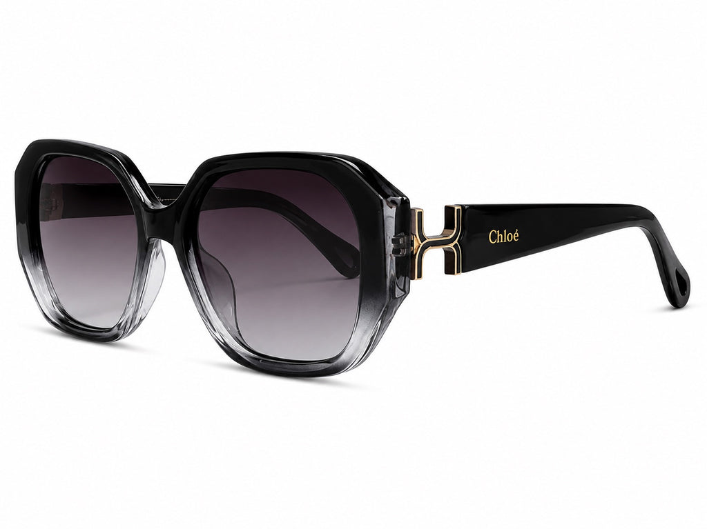 Chloé Marcie Square Sunglasses - Black Gradient