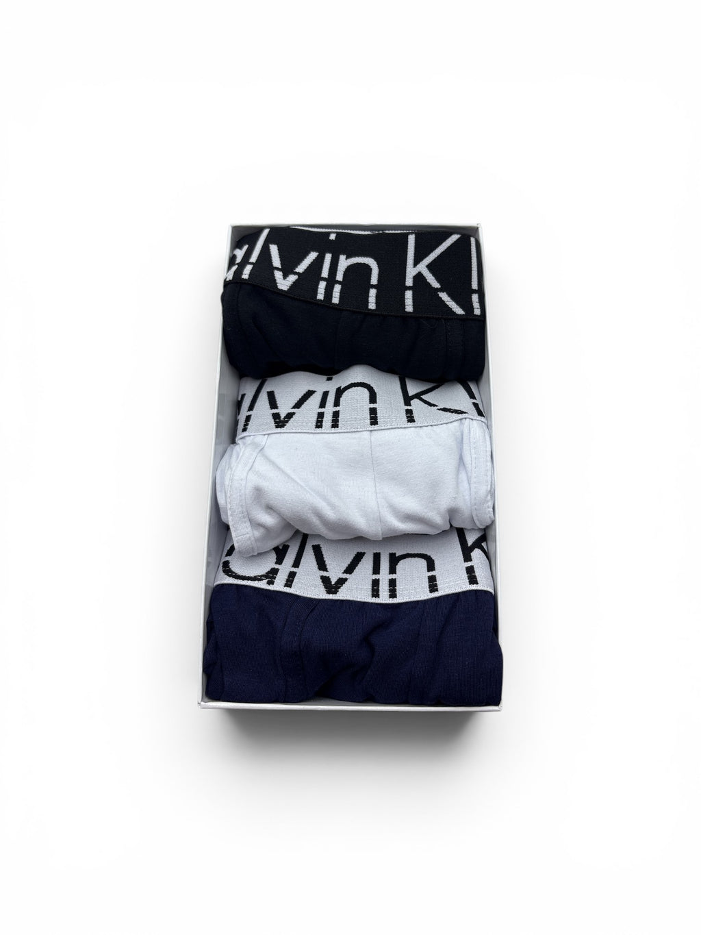 Calvin Klein 3-Pack Boxer Briefs - Black / White / Navy
