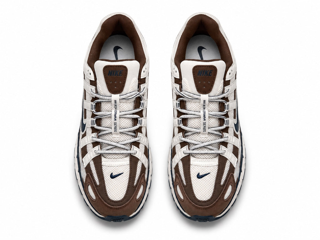Nike P-6000 Brown White Navy