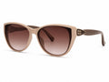 Miu Miu Cat-Eye Sunglasses - Beige / Brown