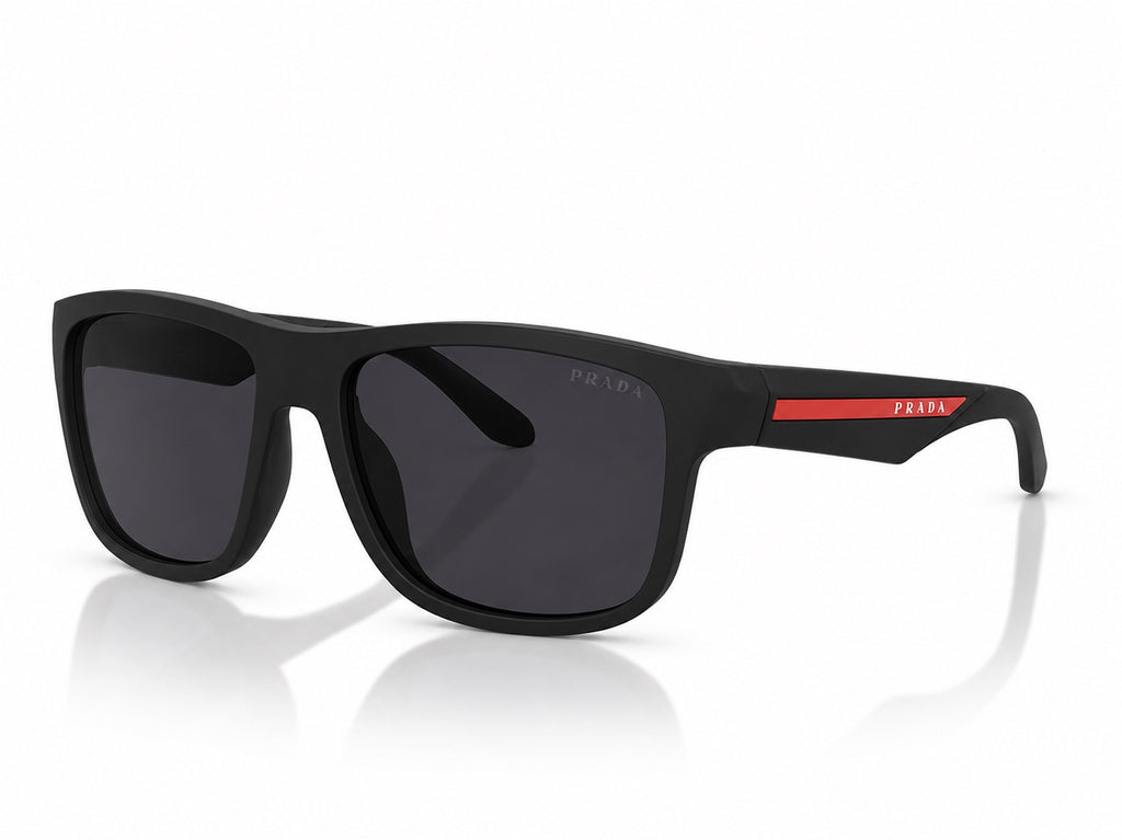 Prada Linea Rossa Sport Sunglasses - Black / Red