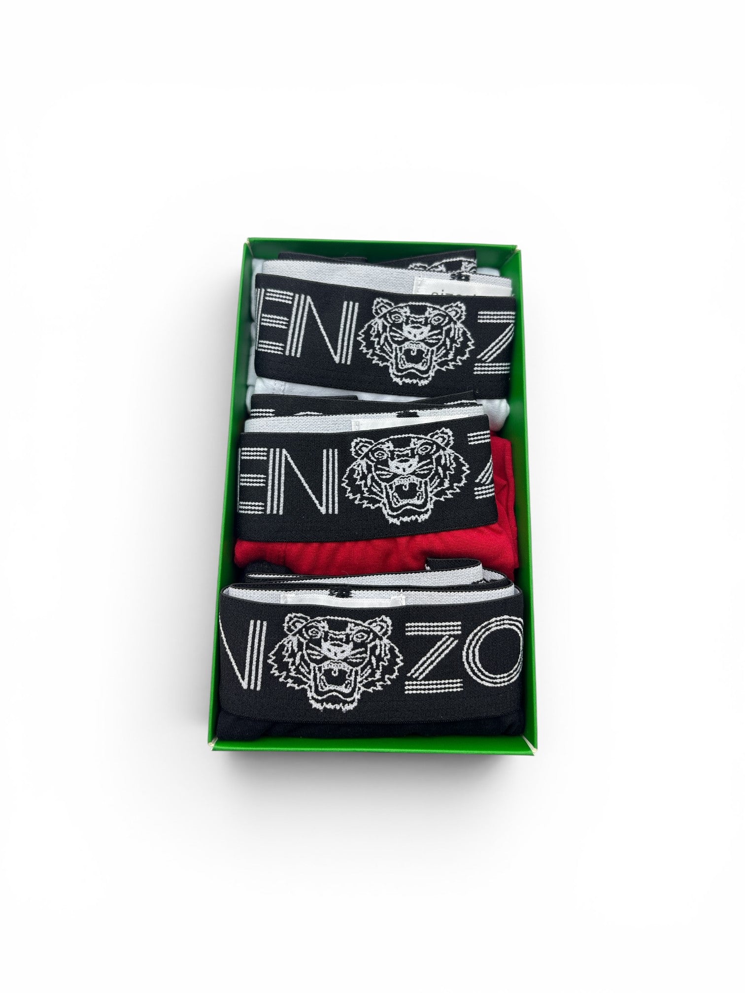 Kenzo 3-Pack Boxer Briefs - Black / Red / White