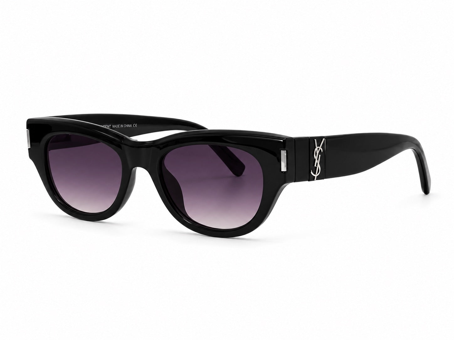 Saint Laurent SL M154 Cat-Eye Sunglasses - Black