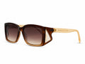 Prada PR 08YS Oversized Sunglasses - Brown / Amber