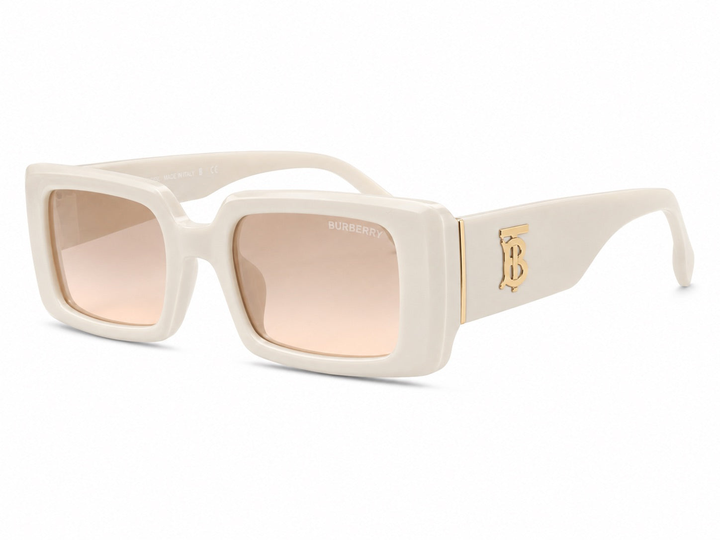 Burberry Square Sunglasses - Ivory / Beige
