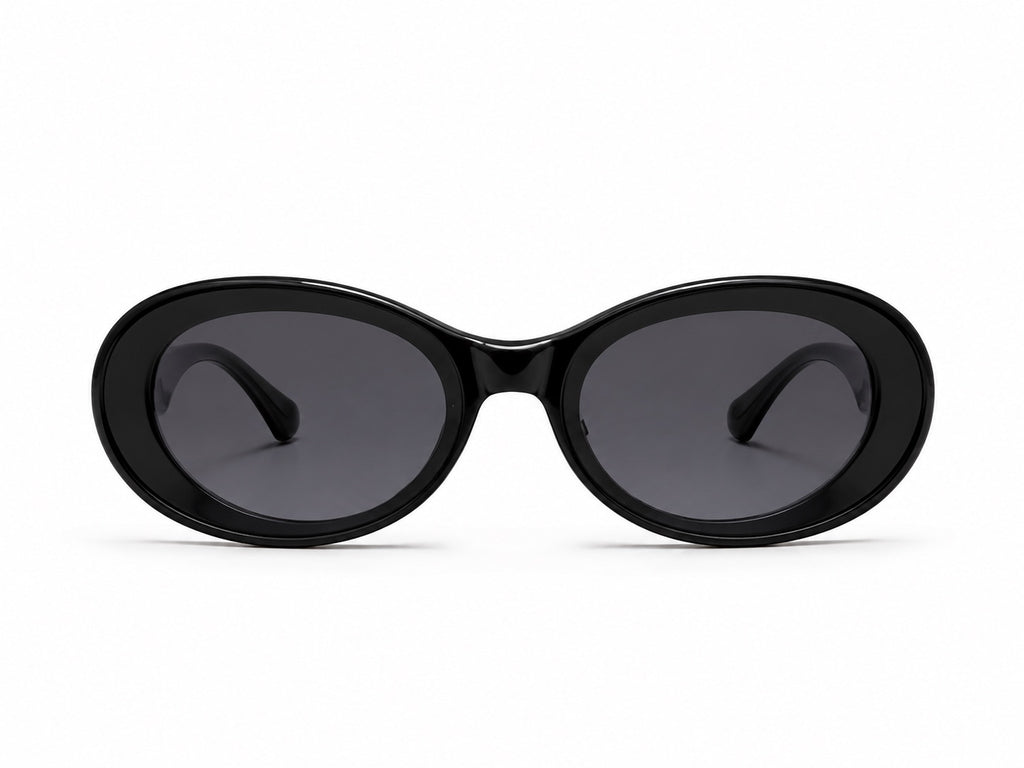 Gucci GG Oval Sunglasses - Black / Green Red