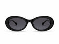 Gucci GG Oval Sunglasses - Black / Green Red
