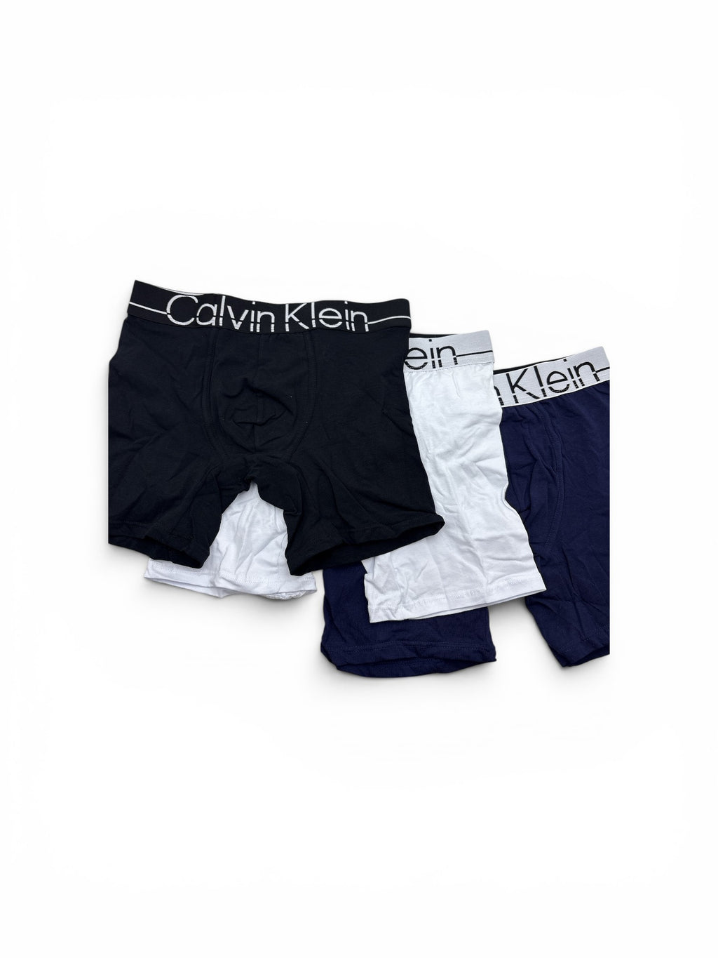 Calvin Klein 3-Pack Boxer Briefs - Black / White / Navy