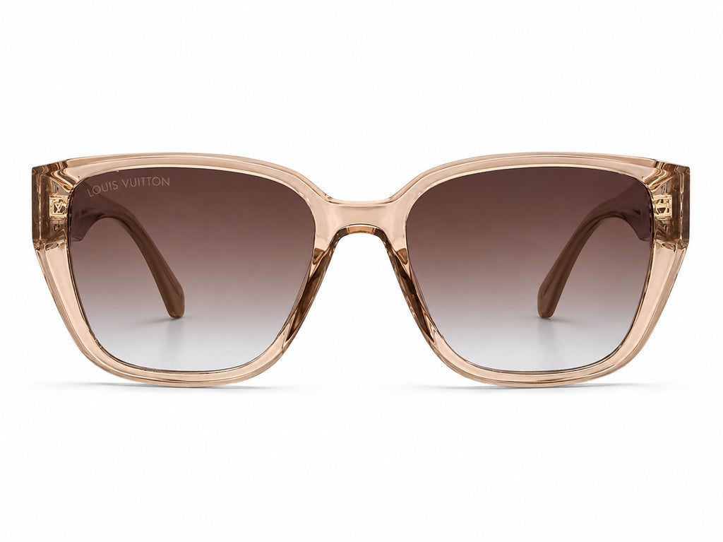 Louis Vuitton Cat-Eye Sunglasses - Transparent Beige / Gold