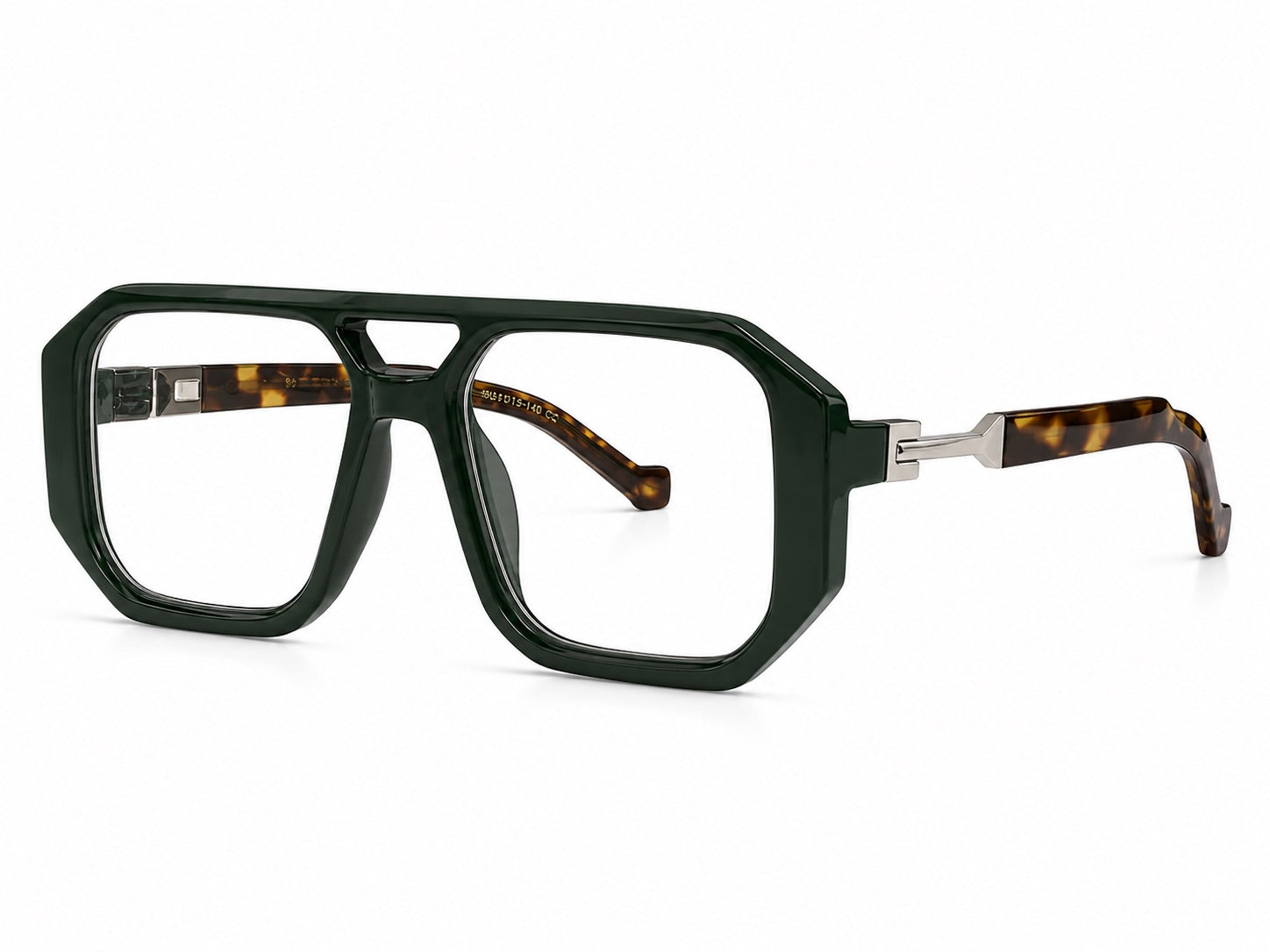 Marc Jacobs Square Optical Glasses - Dark Green / Tortoise
