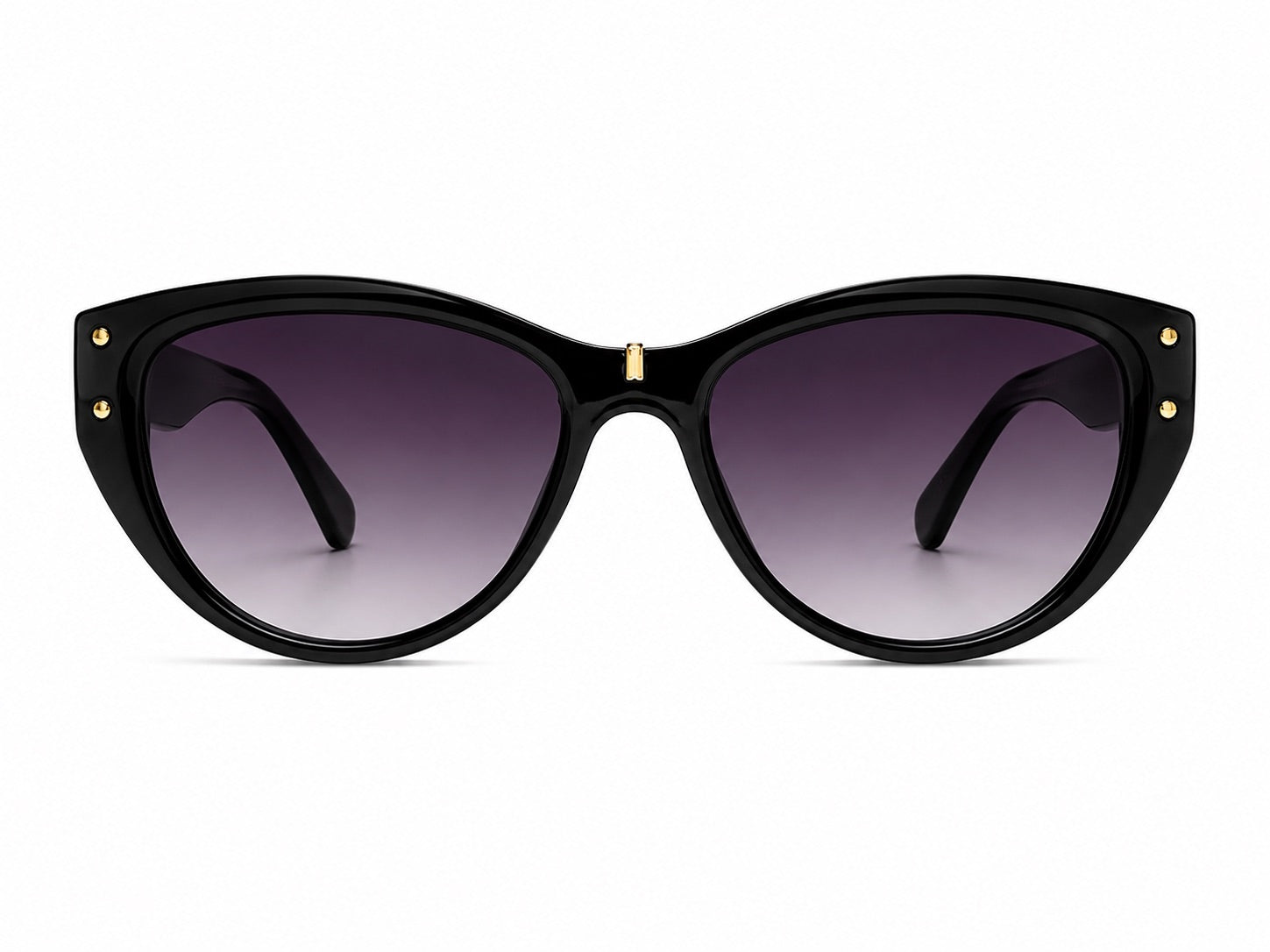 Gucci GG Cat-Eye Sunglasses - Black / Gold
