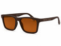 Cartier Rectangle Sunglasses - Dark Brown / Amber