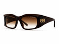 Balenciaga Casino Square AF Sunglasses - Medium Brown Havana