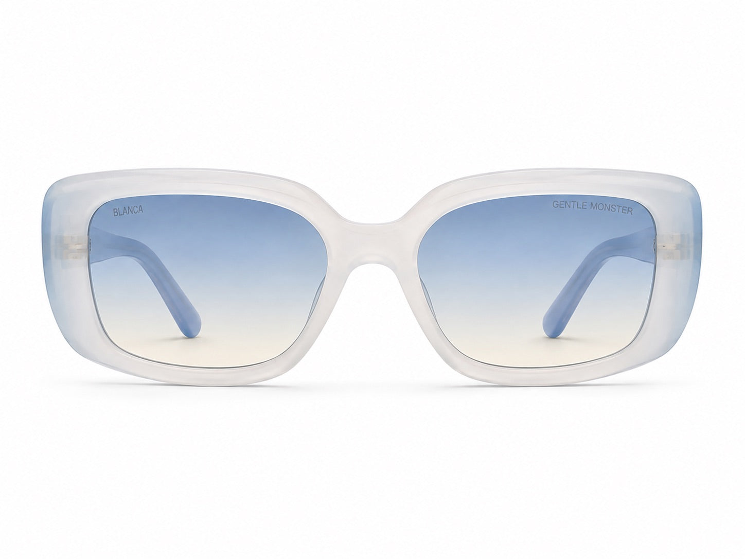 Gentle Monster Blanca Sunglasses - White / Blue