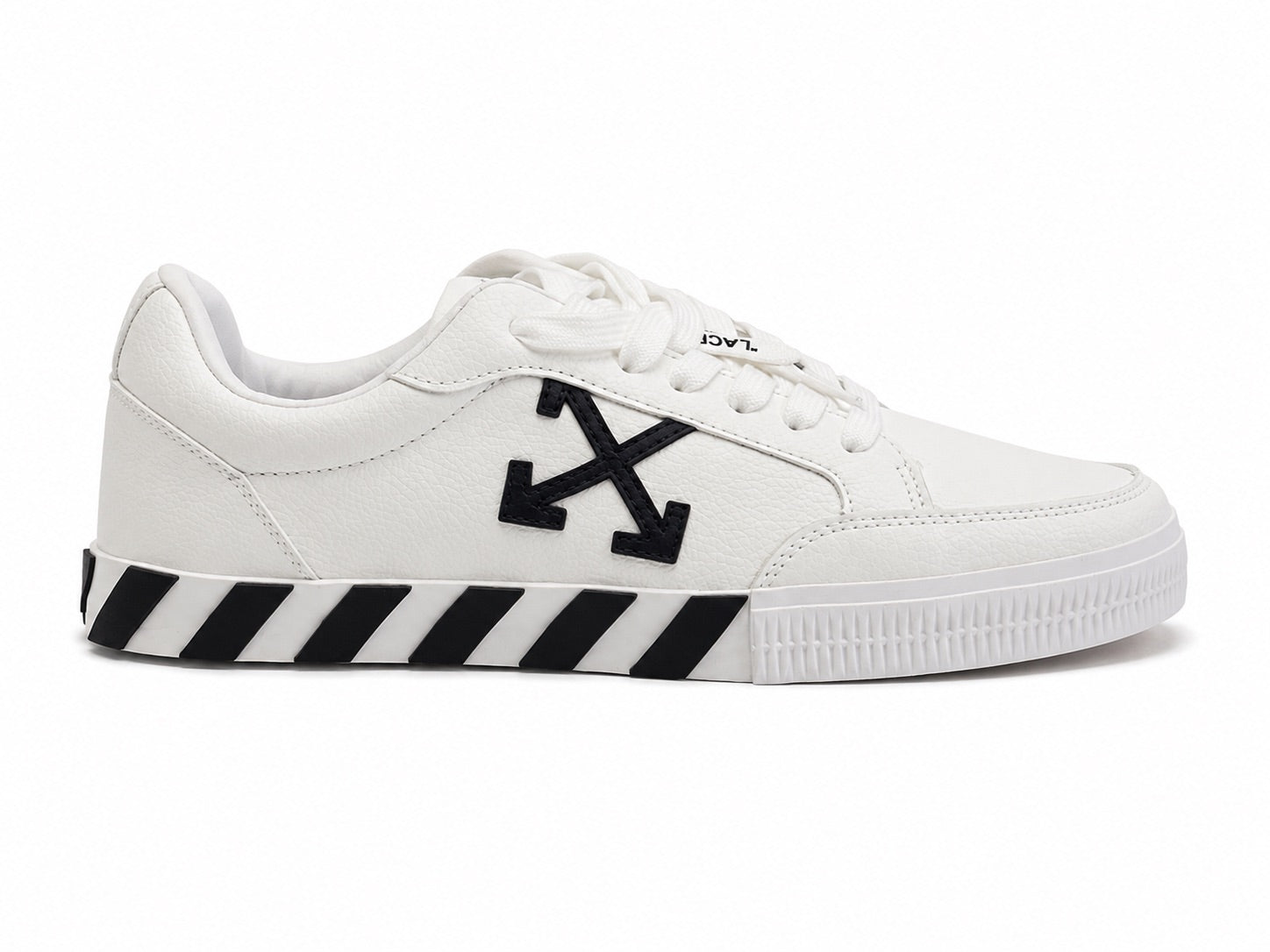 Off-White Vulcanized White Black Red Sneakers