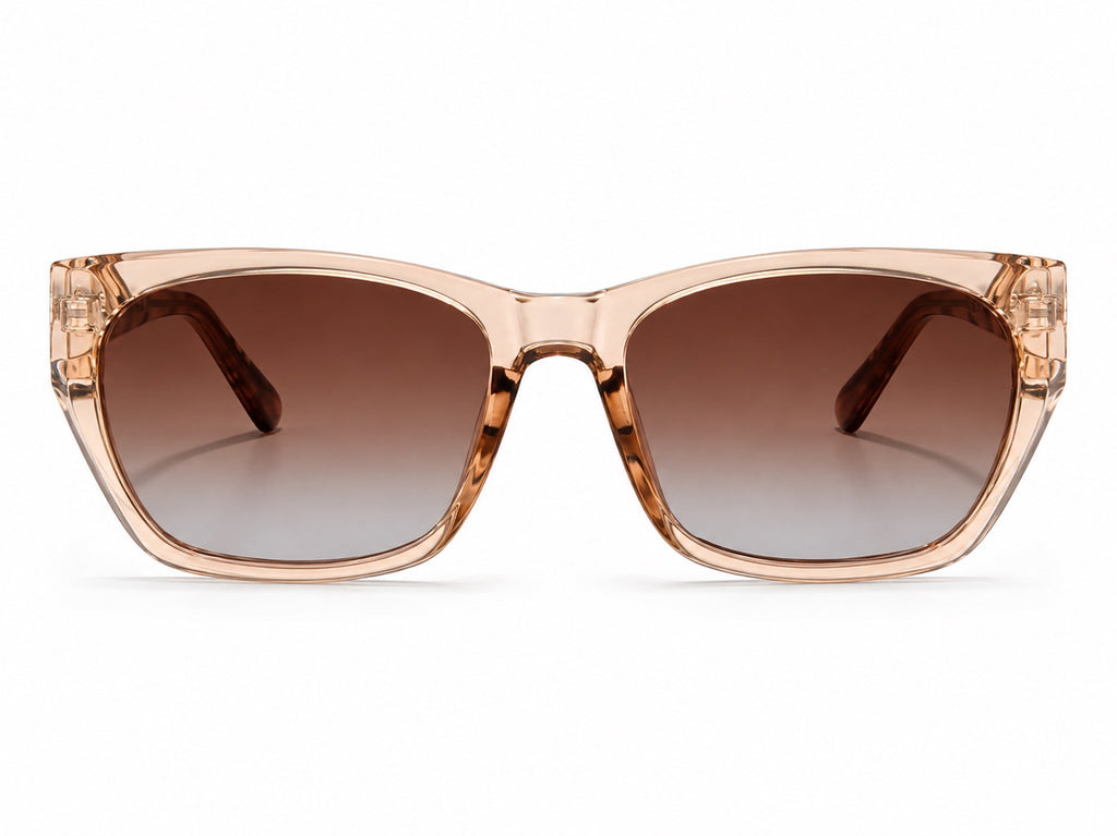 Cartier Cat-Eye Sunglasses - Transparent Peach / Brown