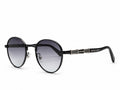 Bvlgari Round Sunglasses - Black / Silver