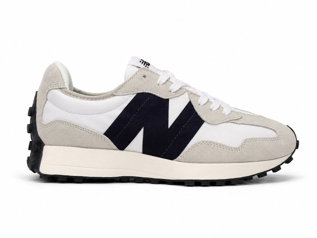 New Balance 327 Sea Salt Navy Sneakers