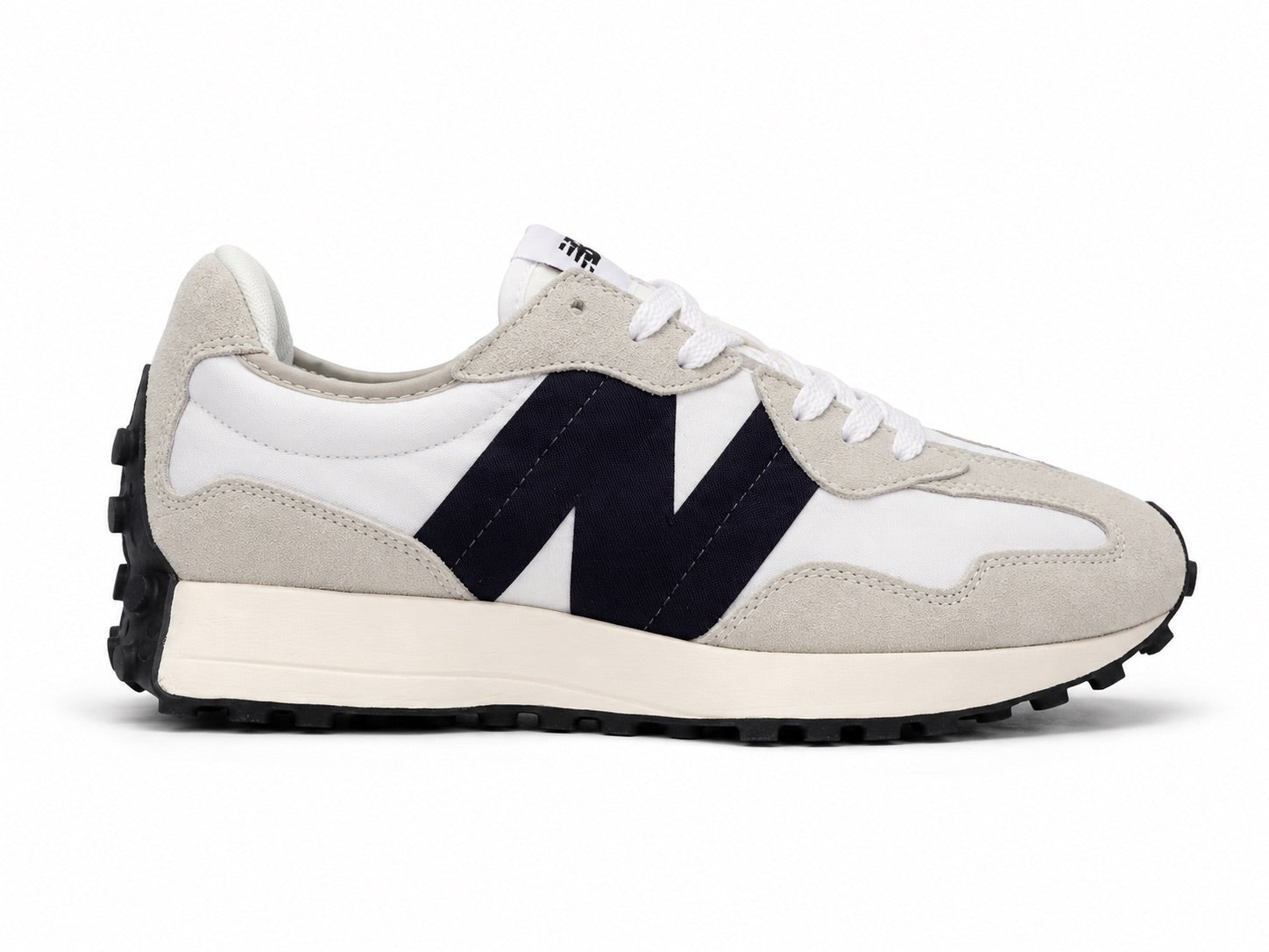 New Balance 327 Sea Salt Navy Sneakers