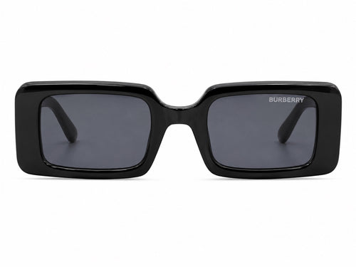 Burberry TB Rectangle Sunglasses - Black / Gold