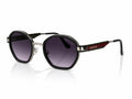 Gucci Geometric Sunglasses - Black / Burgundy