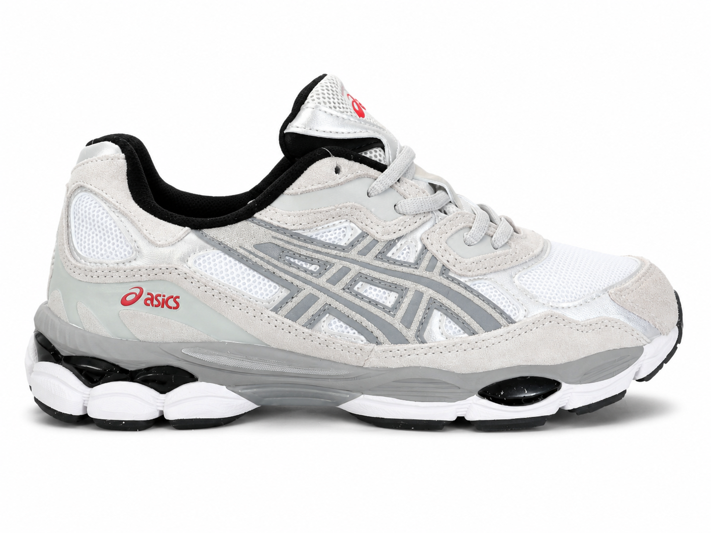 ASICS GEL-1130 White/Red Snapper Sneakers
