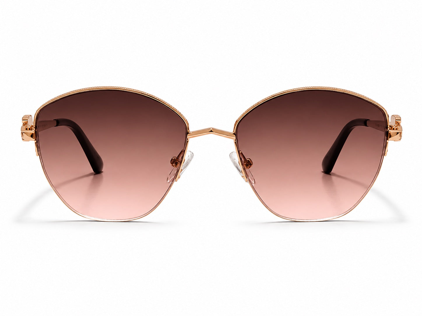 Loewe Butterfly Sunglasses - Rose Gold / Pink Brown