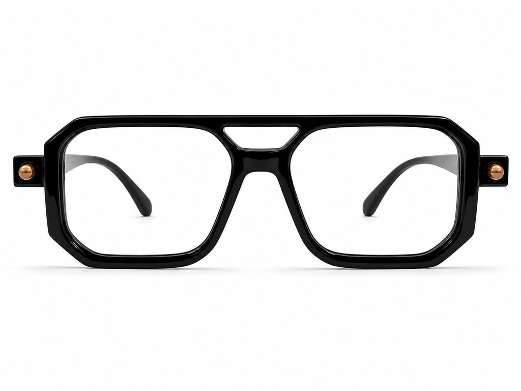 Marc Jacobs Square Optical Glasses - Black / Cream