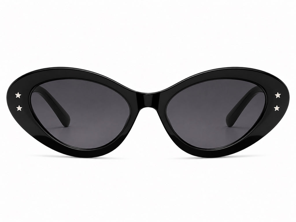 Dior Star Oval Sunglasses - Black