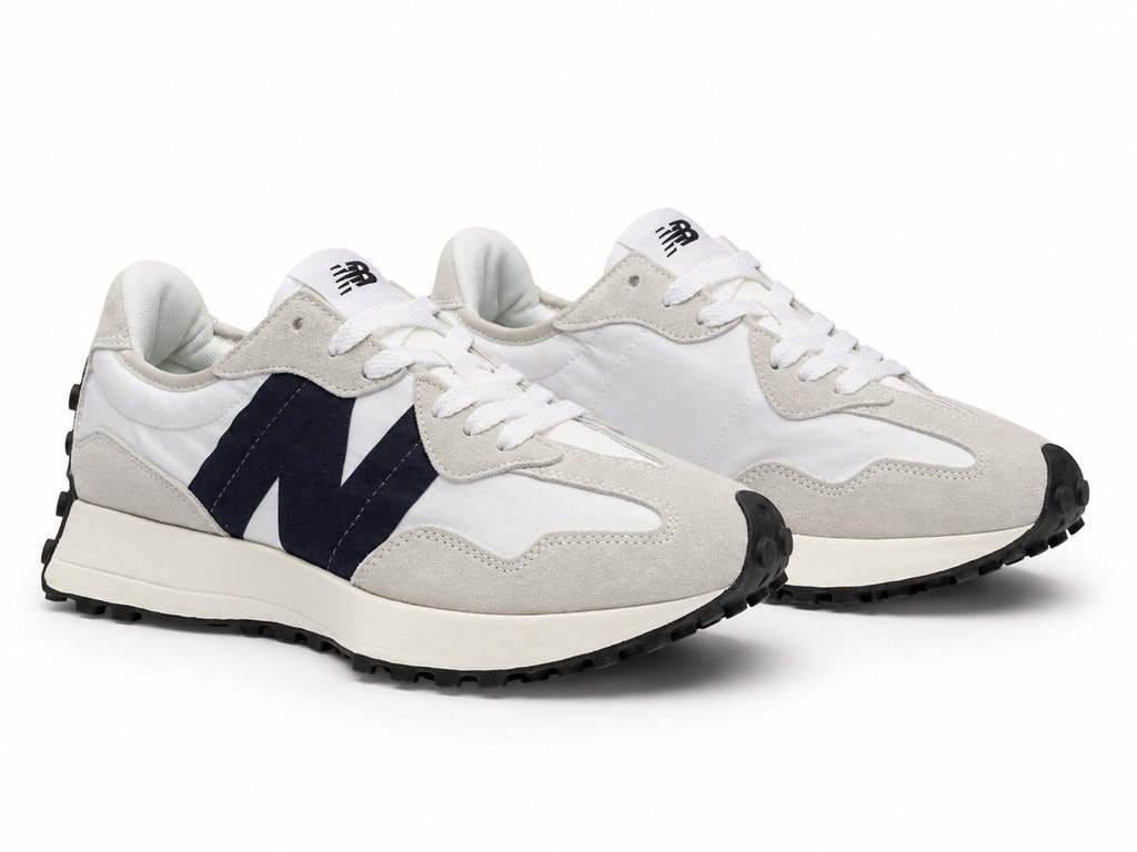New Balance 327 Sea Salt Navy Sneakers