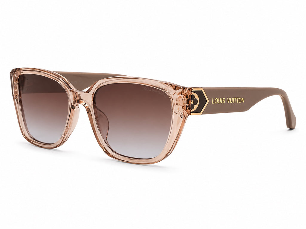 Louis Vuitton Cat-Eye Sunglasses - Transparent Beige / Gold