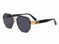 Miu Miu Aube Sunglasses - Gold / Slate Gray