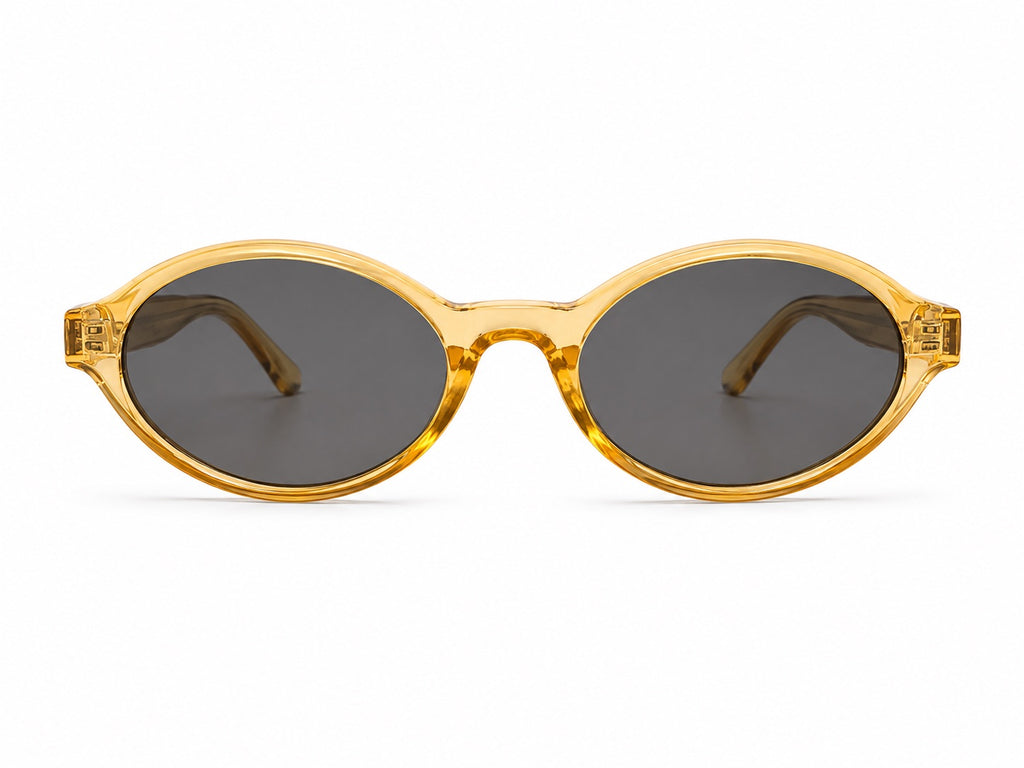 Miu Miu Round Sunglasses - Transparent Yellow