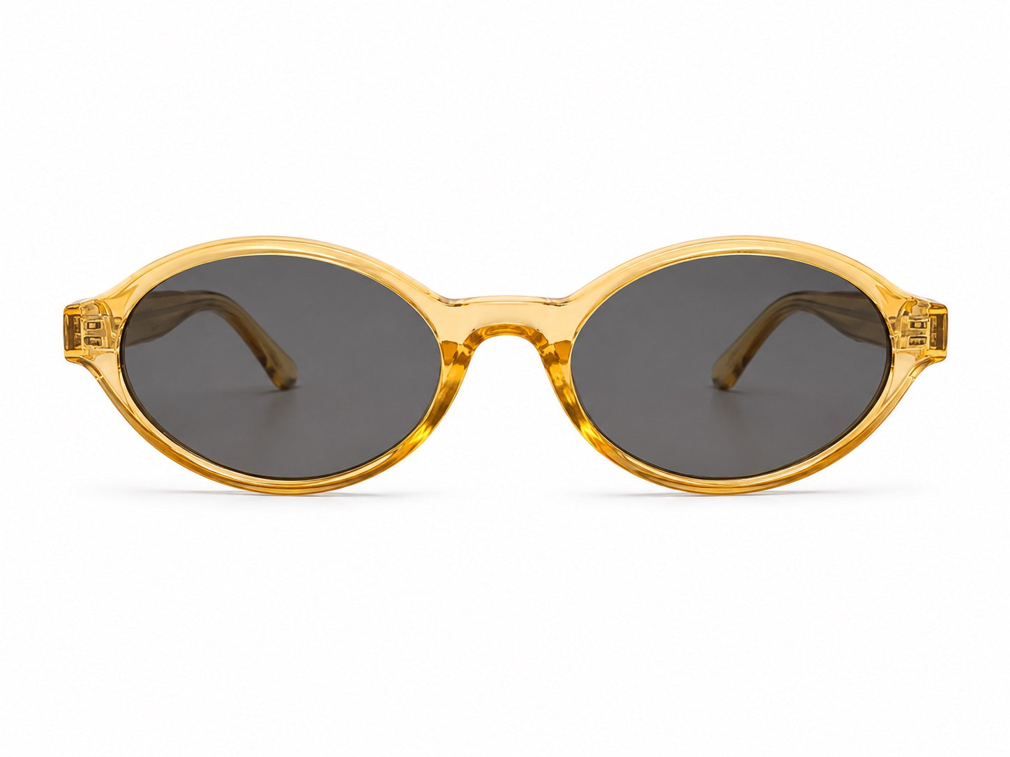 Miu Miu Round Sunglasses - Transparent Yellow