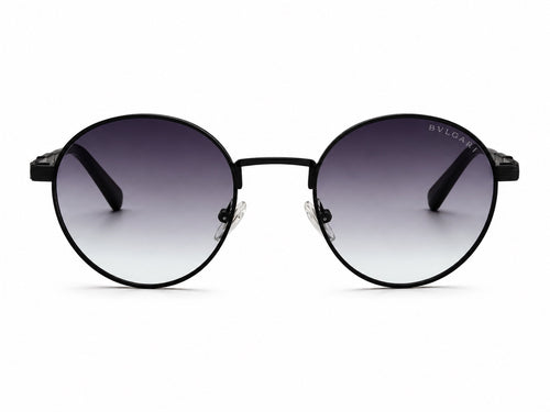 Bvlgari Round Sunglasses - Black / Silver