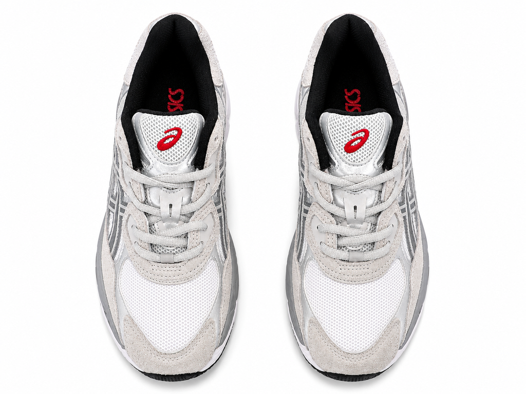 ASICS GEL-1130 White/Red Snapper Sneakers