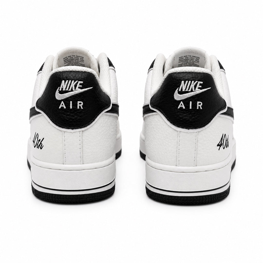 Nike Air Force 1 40th Anniversary White Black Sneakers