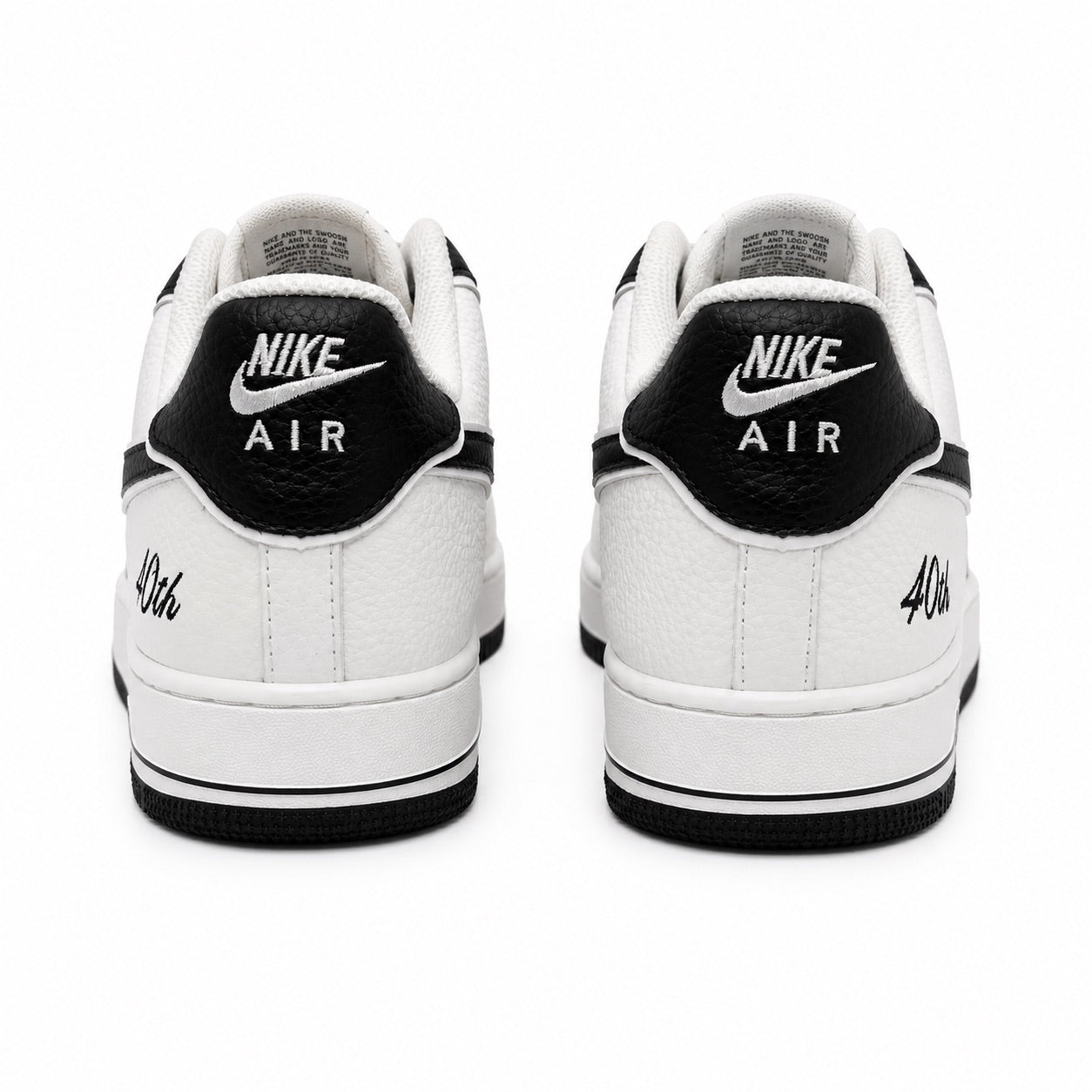 Nike Air Force 1 40th Anniversary White Black Sneakers