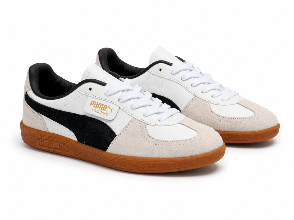 Puma Palermo White Black Gum