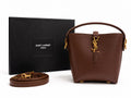Saint Laurent LE 37 Small Bucket Bag - Dark Cork